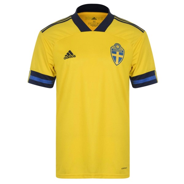 Tailandia Camiseta Suecia Primera equipo 2020 Amarillo